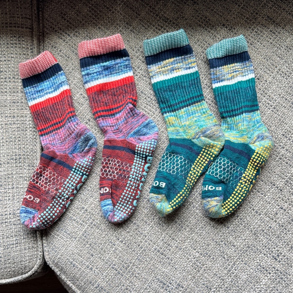 Bombas calves sticky socks duo